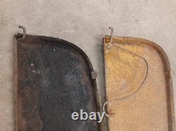 1949 1950 Chevrolet Fender Skirts 49 50 Chevy Rear Flush Mount USED Steel Pair