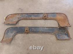 1954 1955 Cadillac Fleetwood Series 60 Special Fender Skirts Factory Steel Pair