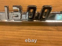 1955 Chevrolet 1300 Pickup Truck Fender Emblem Script Chrome Canada Badge pair