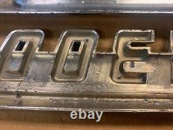 1955 Chevrolet 1300 Pickup Truck Fender Emblem Script Chrome Canada Badge pair
