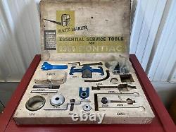 1964 Pontiac Kent Moore Essential Service Tool Kit #1 Dealership Gto Grand Prix