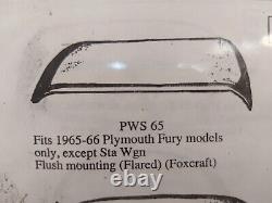 1965 1966 Plymouth Fury Fender Skirts. Factory Oem Steel With Trim Pair. Nice