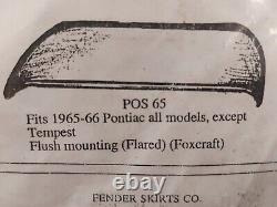 1965 66 Pontiac Fender Skirts Stainless Steel Pair Foxcraft Pos 65 1966 Pontiac