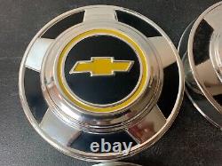 1973 -1987 Chevy 1/2 Ton Truck Dog Dish Hubcaps Wheel Covers 10.5 Oem Set Of 4