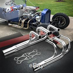 265-350/400 Classic T-bucket Street Rod Roadster Header Exhaust For Chevy Sbc V8