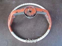61 1961 Chevy Impala Factory Original Steering Wheel With Hairline Cracks