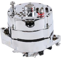 Alternator Chrome For Chevy BBC SBC 110Amp 1 Wire High Output RA00114 NEW