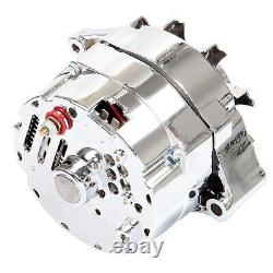 Alternator For Chrome 1 Wire Self Exciting Street Rod GM 305 350 BBC SBC ADR0335