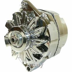 Alternator for Chrome BBC SBC Chevy 110 AMP 1 Wire High Output One Wire