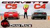 Battle Of The Cheap Corvettes 1980s C4 Vs 1990s C5 Drag Race Roll Race U0026 Brake Test