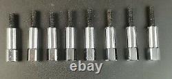 CHROME VALVE COVER BOLT SET FITS CHEVY 283 305 327 350 383 SBC STUD KIT 8 pc SET