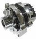 Chevrolet Gm Chrome 100 Amp High Out Put Alternator 1 One Wire Sbc Lt1 Only 87
