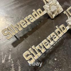Chevy C10 Silverado Fender Badges emblem 1975 1976 1977 1978 1979 1980 K10