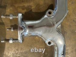 Chevy Early 60's SBC 283 305 327 350 383 Ram Horn Exhaust Manifold Set Chrome