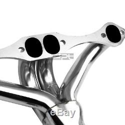 Chevy Small Block Hugger Sbc 283/305/327/350/400 Stainless Exhaust Shorty Header