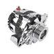 Chrome 160 Amp Cs130 Alternator With Serpentine Pulley Fits Gm Chevrolet Sbc Bbc