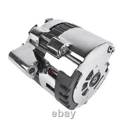 Chrome 160 AMP CS130 Alternator with Serpentine Pulley Fits GM Chevrolet SBC BBC