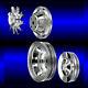 Chrome 4 Pulley Set For Small Block Chevy Long Water Pump 350 383 400 Sbc