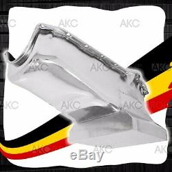 Chrome 7qt Drag Racing Oil Pan For 58-79 Chevy Small Block 283 305 327 350 400