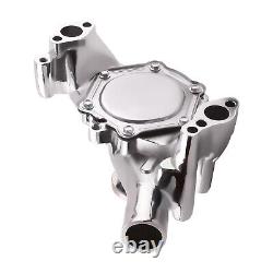 Chrome Long Water Pump High Volume Flow For Small Block Chevy 283 305 350 400