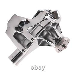 Chrome Long Water Pump High Volume Flow For Small Block Chevy 283 305 350 400