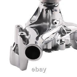 Chrome Long Water Pump High Volume Flow For Small Block Chevy 283 305 350 400