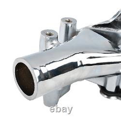 Chrome Long Water Pump High Volume Flow SBC Small Block Chevy 283 305 350 400