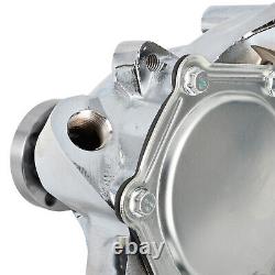 Chrome Long Water Pump High Volume Flow SBC Small Block Chevy 283 305 350 400