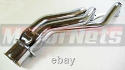 Chrome SBC Head Exhaust Small Block Chevy Camaro Chevelle/Malibubel