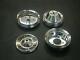 Chrome Small Block Chevy 2/3/1 Groove Pulley Set Short Pump Crank Ps Water Pump