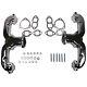 Chrome Smoothie Rams Exhaust Manifolds Headers For Sbc Hotrod Small Block Chevy