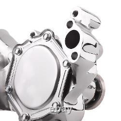 Chrome Water Pump for Small Block Chevy 283 305 327 350 400 for SBC 1969-1987