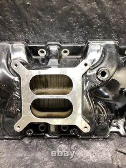 Edelbrock Performer EPS Intake Manifold for 1955-86 Small-Block Chevy CHROME