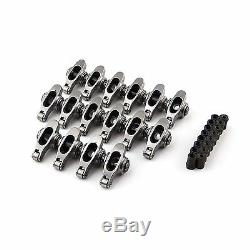 Engine Pro Sbc Chevy Chrome-moly Steel Roller Rocker Arms 1.6 Ratio 7/16 Stud