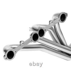 Fit 67-77 Action-Line Sbc V8 Stainless Racing Manifold Long Tube Header/Exhaust