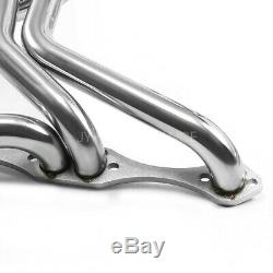 Fit 70-87 CHEVY SBC 267-400 V8 STAINLESS STEEL LONG TUBE HEADER EXHAUST MANIFOLD