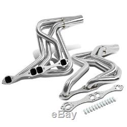 Fit 70-87 Chevy Sbc 267-400 V8 Stainless Steel Long Tube Header Exhaust Manifold