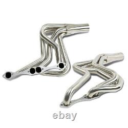 Fit Chevy Sbc 260-400 V8 Stainless Steel Street Stock Header Exhaust Manifold