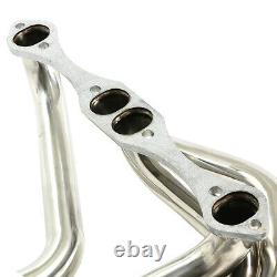 Fit Chevy Sbc 260-400 V8 Stainless Steel Street Stock Header Exhaust Manifold
