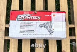Flowtech 11704-2FLT Small Block Chevy Rams Horn Exhaust Manifolds Chrome
