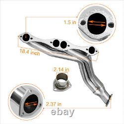For 35-48 Chevy SBC Small Block 265-400 Stainless Steel Exhaust Header Manifold
