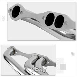 For 35-48 Chevy SBC Small Block 265-400 Stainless Steel Exhaust Header Manifold