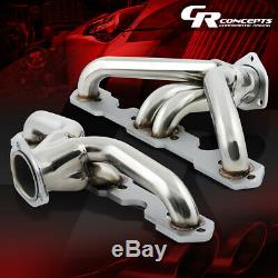 For 55-57 Chevy Sbc 265/283 Block Hugger Tri-5 Stainless Exhaust Manifold Header