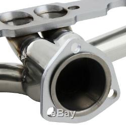For 55-57 Chevy Sbc 265/283 Block Hugger Tri-5 Stainless Exhaust Manifold Header