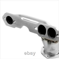 For 55-57 Sbc 265/283 Block Hugger Tri5 Stainless Exhaust Manifold Racing Header
