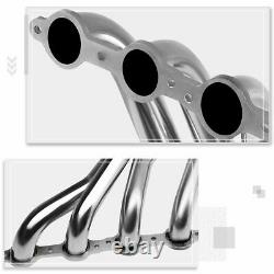 For 67-74 Chevy SBC Small Block V8 LS1-LS6 LSX S. Steel Long Tube Exhaust Header