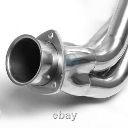 For 67-91 GMT C/K 5.0/5.7 SBC Stainless Steel Long Tube Header Manifold Exhaust