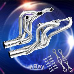 For 70-87 Chevy Sbc 267-400 V8 Stainless Steel Long Tube Header Exhaust Manifold