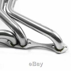 For 70-87 Chevy Sbc 267-400 V8 Stainless Steel Long Tube Header Exhaust Ss