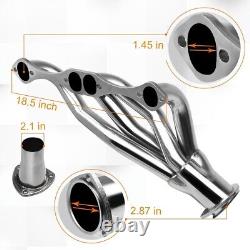 For Chevy SBC Small Block A/F/G Body V8 Stainless Steel Clipster Exhaust Header